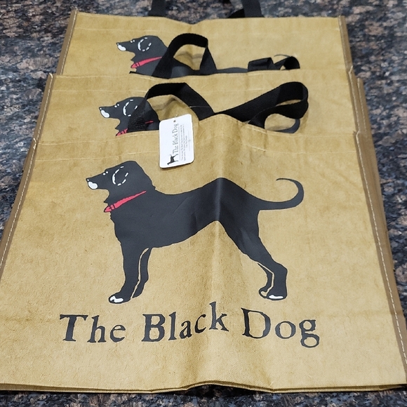 The Black Dog Brown and Black Tote - Picture 1 of 3